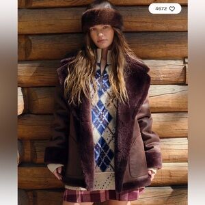 NWT We the Free Mari reversible coat
